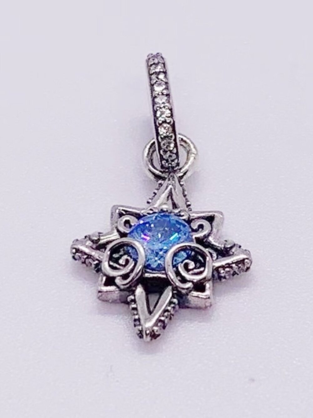 Pandora Disney Cinderella Blue Star Pendant